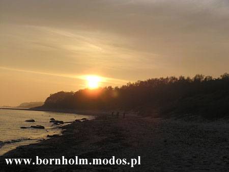 Bornholmski zachód słońca