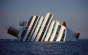 Costa Concordia - zatonięcie